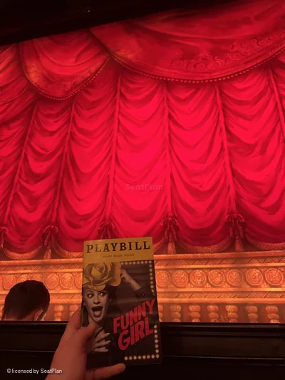 August Wilson Theatre Orchestra A106 view from seat photo
