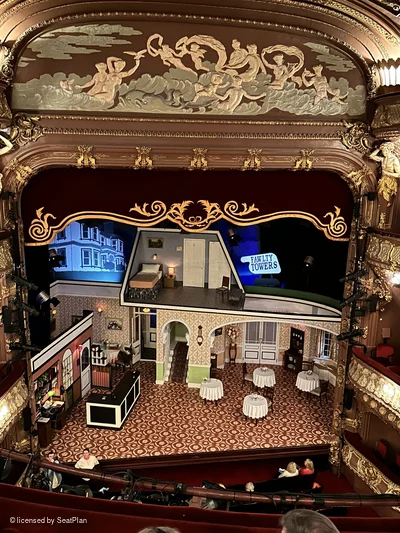 Apollo Theatre Grand Circle C16 view from seat photo