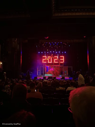 Theatre Royal Drury Lane Stalls R28 view from seat photo