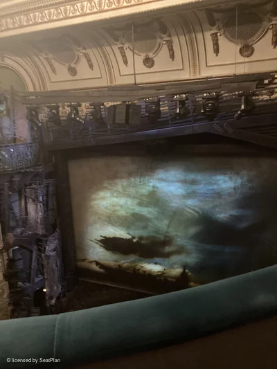 Sondheim Theatre Grand Circle B6 view from seat photo
