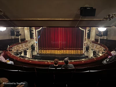 Garrick Theatre Dress Circle E12 view from seat photo