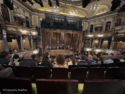 Victoria Palace Theatre Royal Circle E30 view from seat photo