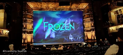 Theatre Royal Drury Lane Stalls R31 view from seat photo