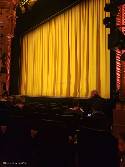 Golden Theatre Orchestra G6 view from seat photo