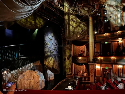 His Majesty's Theatre Royal Circle B36 view from seat photo