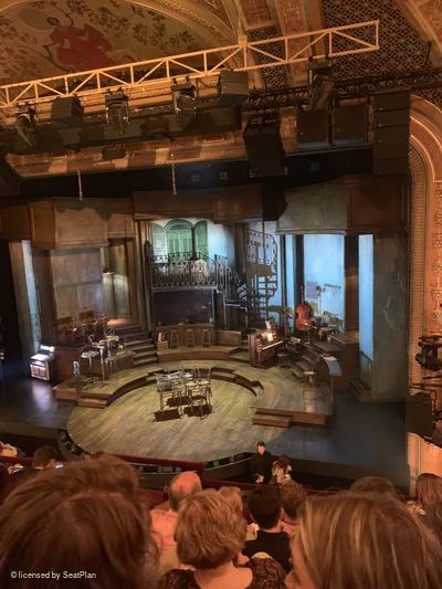 Walter Kerr Theatre Mezzanine E8 view from seat photo