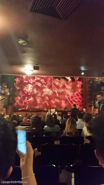 Lyceum Theatre Stalls ZA39 view from seat photo