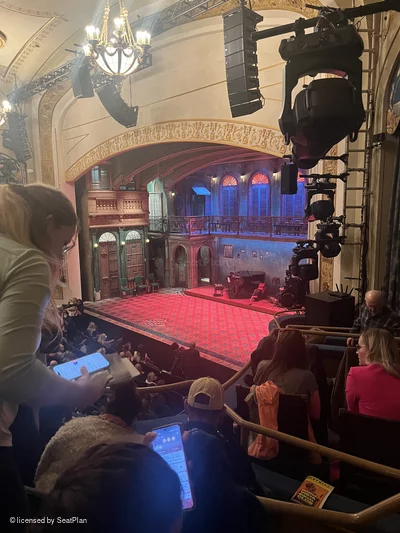 Gerald Schoenfeld Theatre Mezzanine C28 view from seat photo