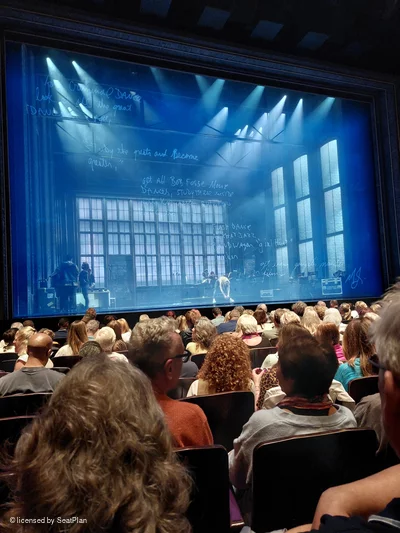 Prince Edward Theatre Stalls J28 view from seat photo