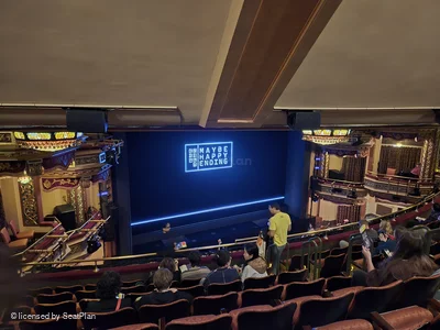 Belasco Theatre Mezzanine H13 view from seat photo