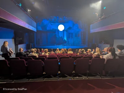 Charing Cross Theatre Stalls L9 view from seat photo