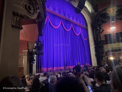 Lyceum Theatre Orchestra K17 view from seat photo