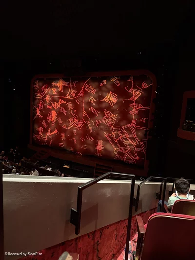 Minskoff Theatre Mezzanine EE4 view from seat photo
