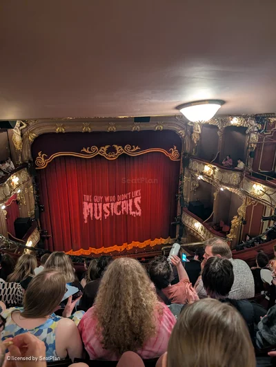 Apollo Theatre Grand Circle F15 view from seat photo