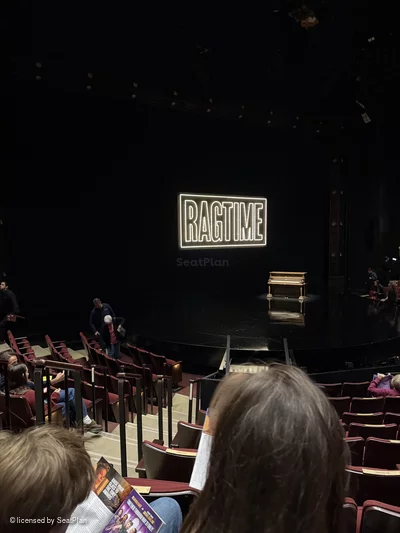 Vivian Beaumont Theater Orchestra L211 view from seat photo
