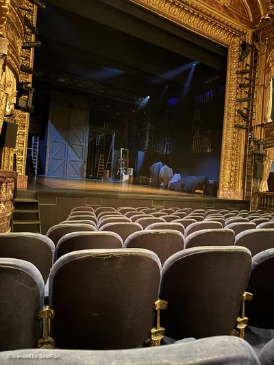 Theatre Royal Haymarket Stalls K21 view from seat photo