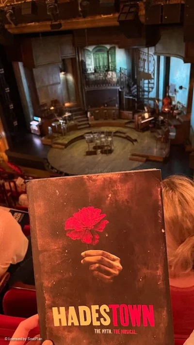 Walter Kerr Theatre Mezzanine H16 view from seat photo