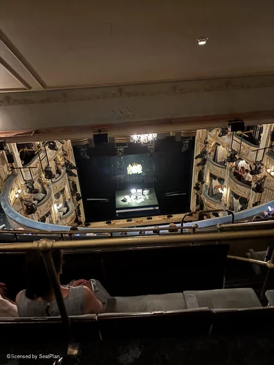 Wyndham's Theatre Grand Circle Standing17 view from seat photo