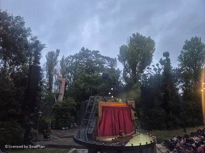 Regent's Park Open Air Theatre Upper Right L55 view from seat photo