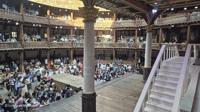 Shakespeare's Globe Theatre Middle Gallery - Gents A GRA5 view from seat photo