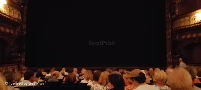 Apollo Theatre Stalls M15 view from seat photo