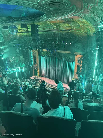 Studio 54 Theatre Mezzanine LL8 view from seat photo