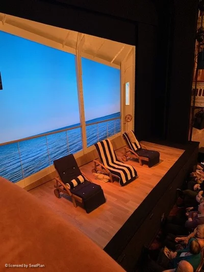 Criterion Theatre Dress Circle Box B1 view from seat photo