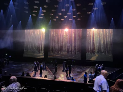 ABBA Arena Block H C23 view from seat photo