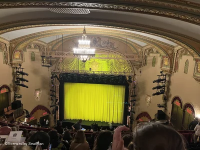 Golden Theatre Rear Mezzanine H110 view from seat photo