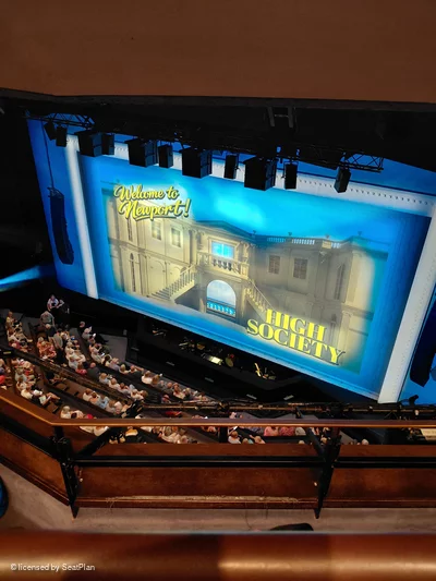 Barbican Theatre Gallery B17 view from seat photo