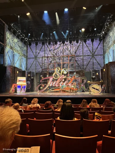 Stephen Sondheim Theatre Orchestra H106 view from seat photo