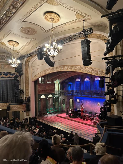 Gerald Schoenfeld Theatre Mezzanine D28 view from seat photo