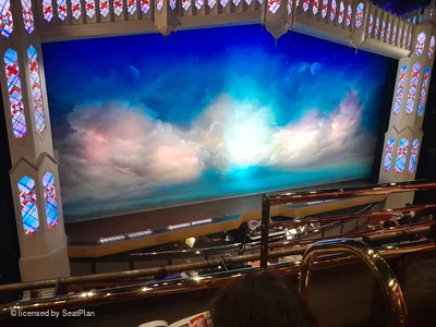 Prince of Wales Theatre Circle B32 view from seat photo