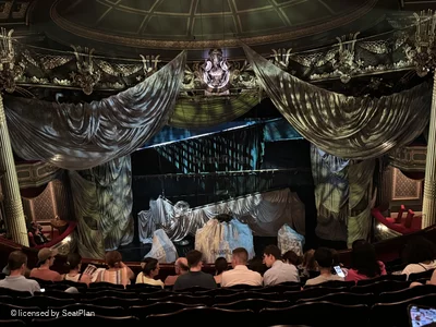 His Majesty's Theatre Grand Circle K19 view from seat photo
