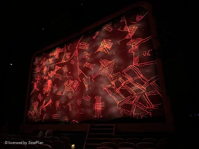 Minskoff Theatre Orchestra H4 view from seat photo