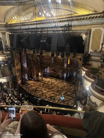 Victoria Palace Theatre Grand Circle B2 view from seat photo