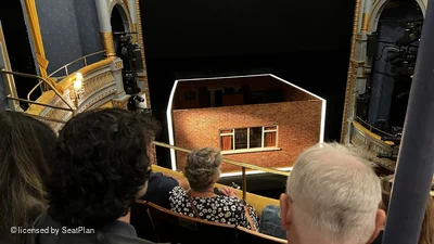 Harold Pinter Theatre Royal Circle C17 view from seat photo