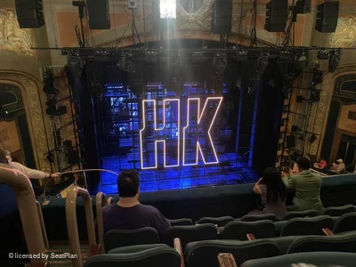 Shubert Theatre Balcony E114 view from seat photo