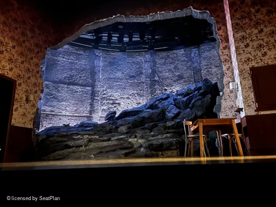 Almeida Theatre Stalls A15 view from seat photo