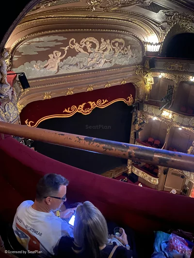 Apollo Theatre Balcony B29 view from seat photo