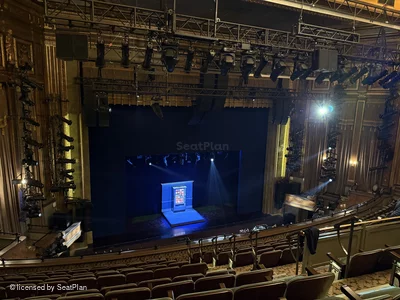 Nederlander Theatre Mezzanine L9 view from seat photo