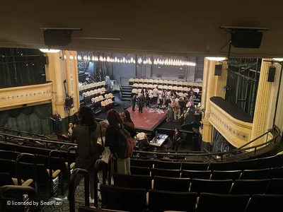 Hudson Theatre Dress Circle H4 view from seat photo