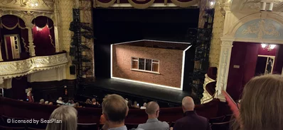 Richmond Theatre Dress Circle F1 view from seat photo