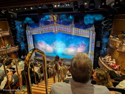 Prince of Wales Theatre Circle J11 view from seat photo
