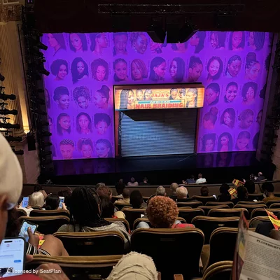 Samuel J. Friedman Theatre Mezzanine G105 view from seat photo
