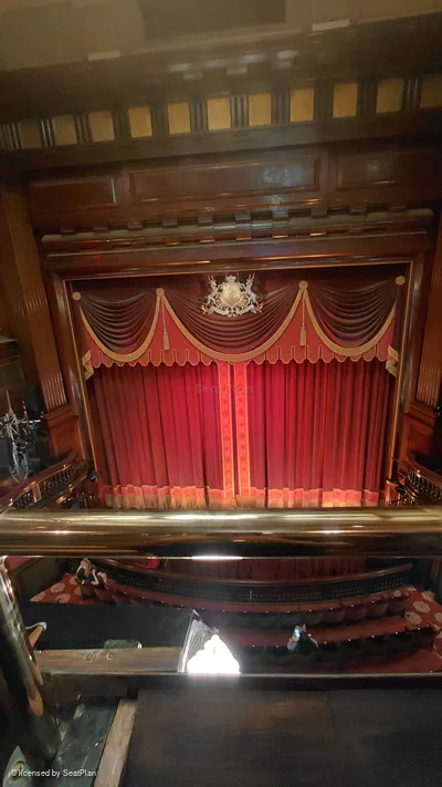 St Martin's Theatre Upper Circle A11 view from seat photo