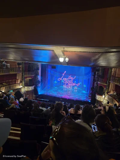New Wimbledon Theatre Dress Circle M14 view from seat photo