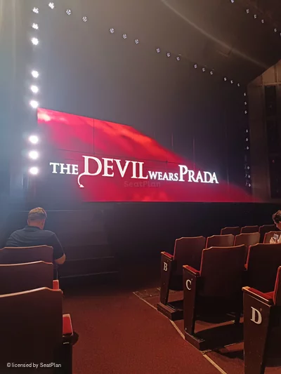 Dominion Theatre Stalls F33 view from seat photo