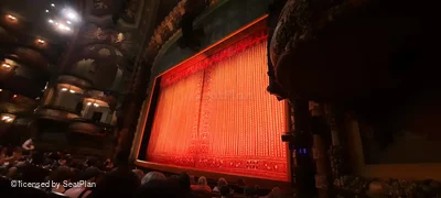 New Amsterdam Theatre Orchestra G18 view from seat photo