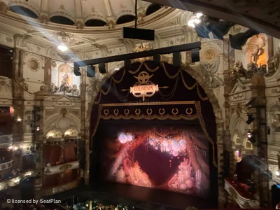 London Coliseum Upper Circle E10 view from seat photo